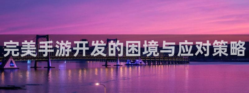 安信娱乐宝应网：完美手游开发的困境与应对策略
