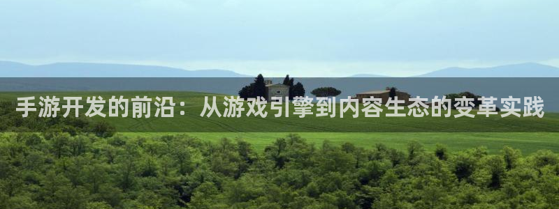 安信13娱乐：手游开发的前沿：从游戏引擎到内容生态的变革实践