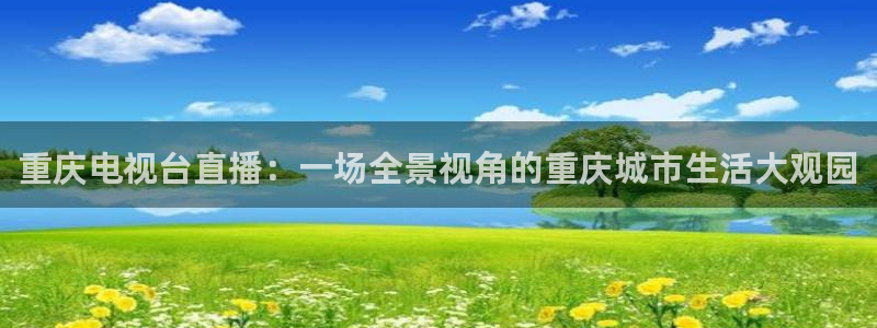 833足球直播比赛在线观看：重庆电视台直播：一场全景视角的重庆城市生活大观园